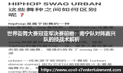 世界街舞大赛冠亚军决赛前瞻：南宁队对阵嘉兴队的技战术解析